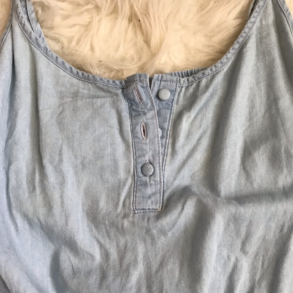Denim Romper - Picture 3 of 3